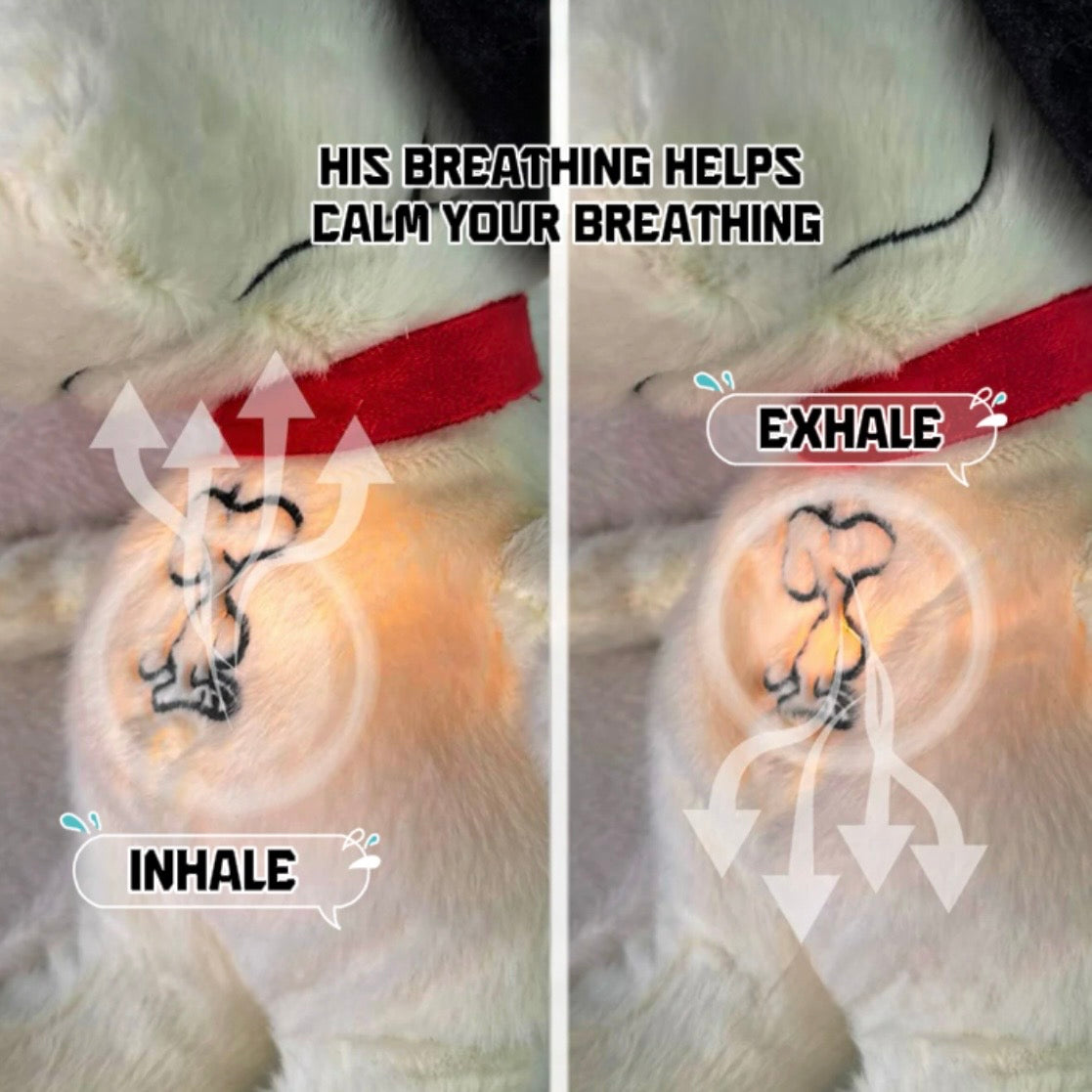 Anti-anxiety breathing plush toy