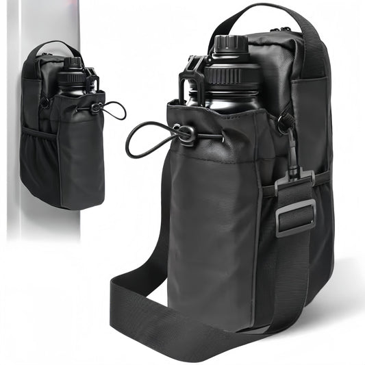 Magnetic Gym Bottle Holder Bag – 2-in-1 Mount & Sling